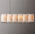 Load image into Gallery viewer, Harlynn Calcite Rectangular Chandelier 42"

