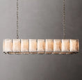 Load image into Gallery viewer, Harlynn Calcite Rectangular Chandelier 62"
