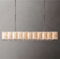 Load image into Gallery viewer, Harlynn Calcite Rectangular Chandelier 74"
