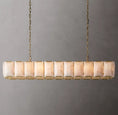 Load image into Gallery viewer, Harlynn Calcite Rectangular Chandelier 74"
