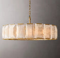 Load image into Gallery viewer, Harlynn Calcite Round Chandelier 43"
