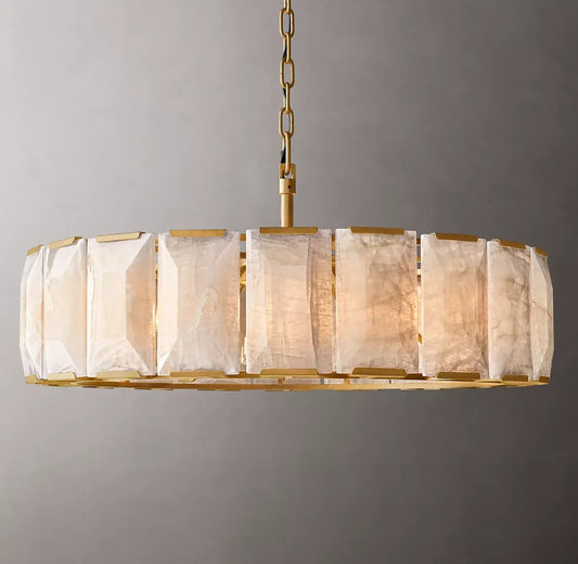 Harlynn Calcite Round Chandelier 43"