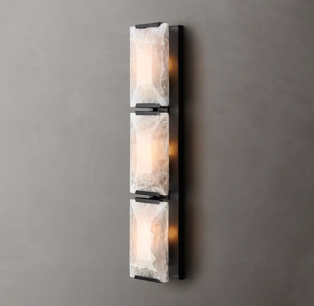 Harlynn Calcite Triple Sconce