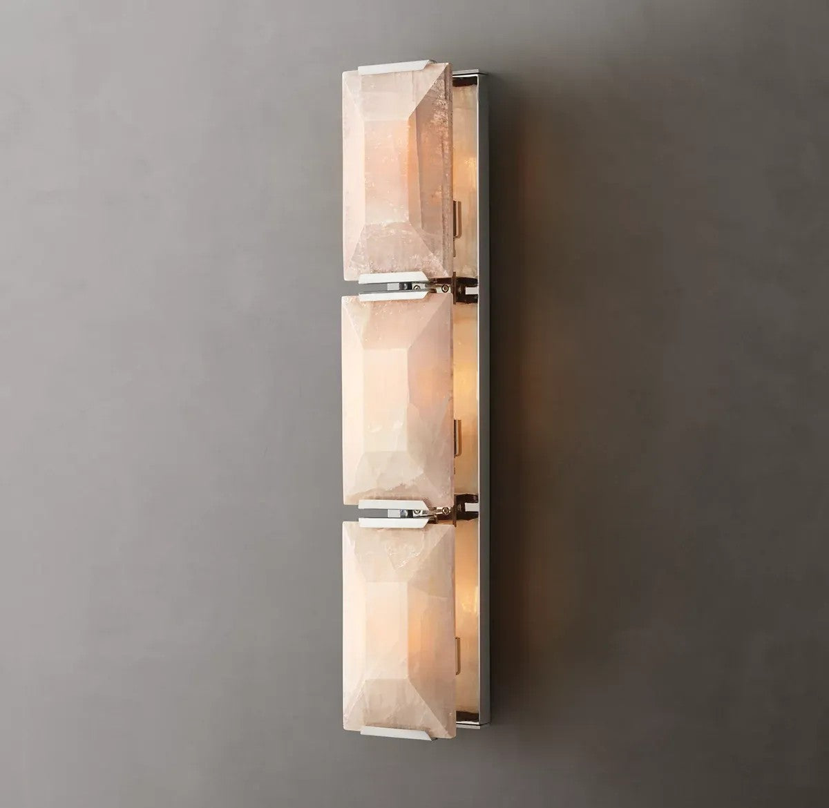 Harlynn Calcite Triple Sconce