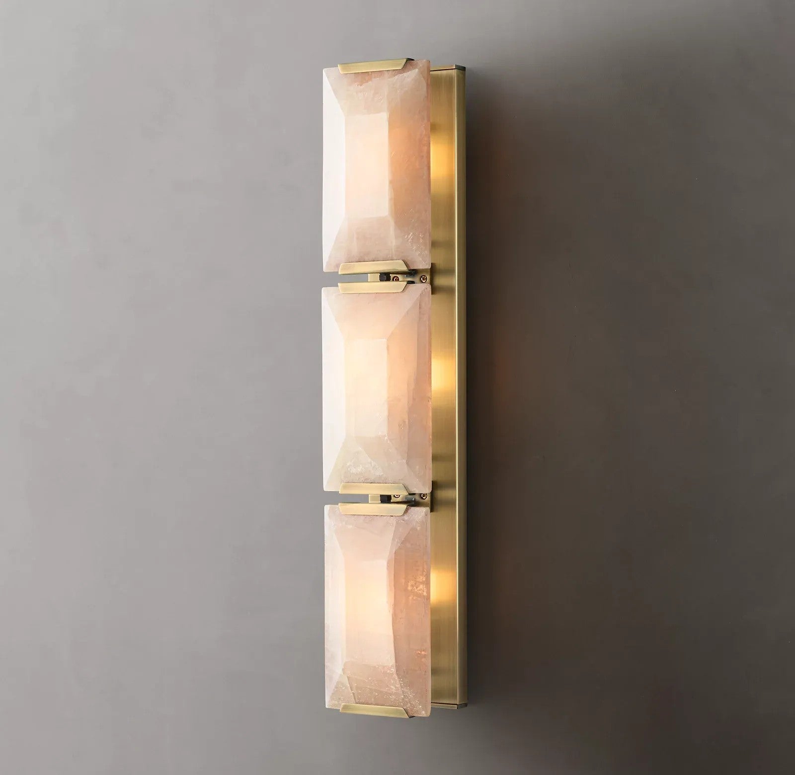 Harlynn Calcite Triple Sconce