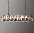 Load image into Gallery viewer, Harlynn Crystal Rectangular Chandelier 54"
