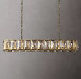 Load image into Gallery viewer, Harlynn Crystal Rectangular Chandelier 74"
