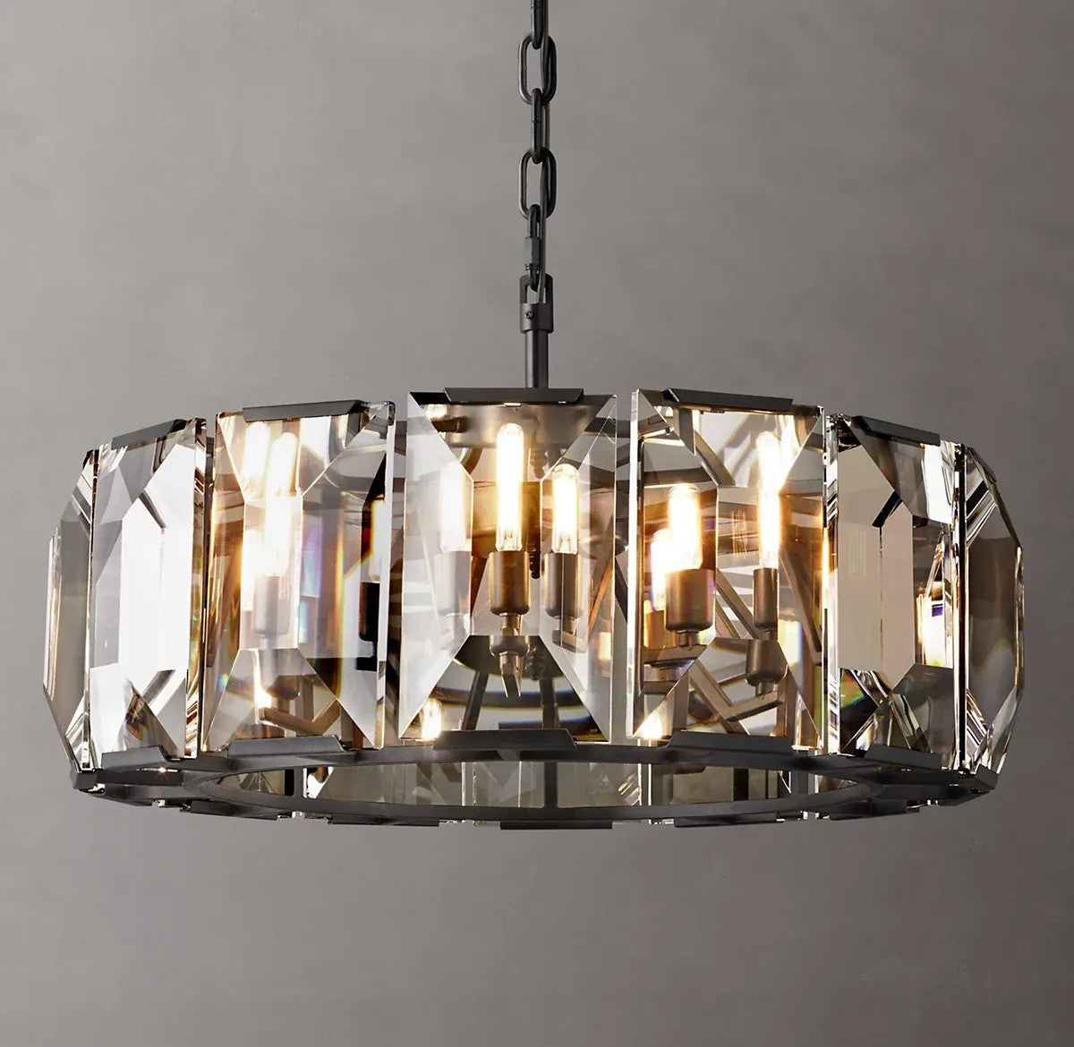 Harlynn Crystal Round Chandelier 31"