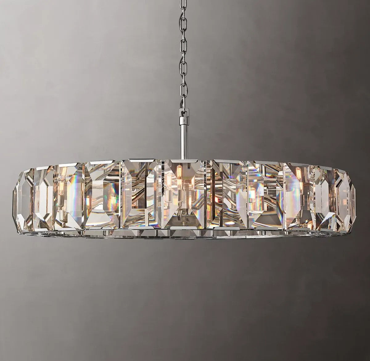 Harlynn Crystal Round Chandelier 60"