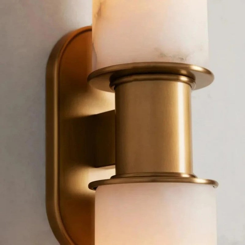 Harvial 2-Light Alabaster Wall Sconce