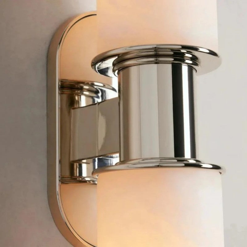 Harvial 2-Light Alabaster Wall Sconce