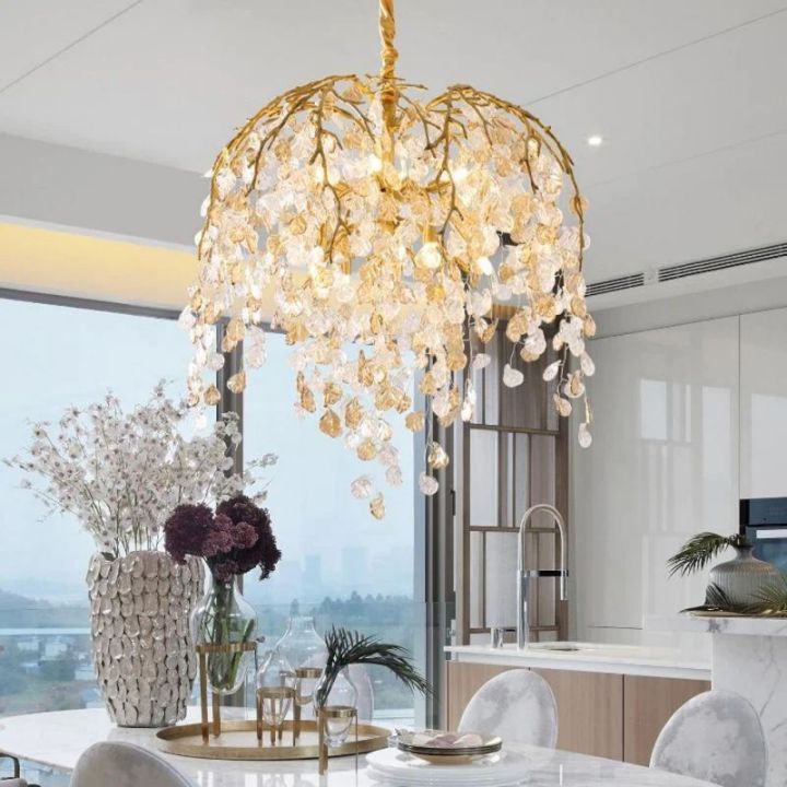 Ciner Glass Leaves Chandelier