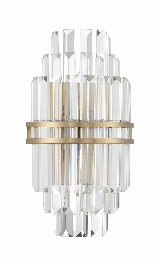 Kawu Crystal 2 Light Wall Sconce