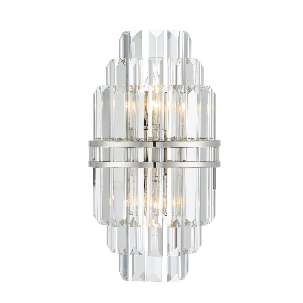 Kawu Crystal 2 Light Wall Sconce