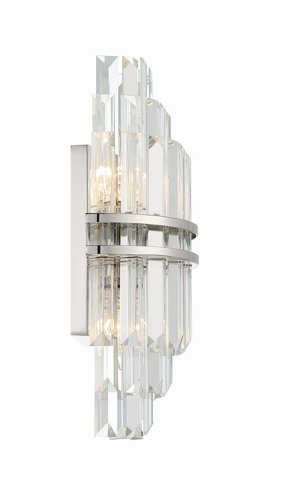 Kawu Crystal 2 Light Wall Sconce