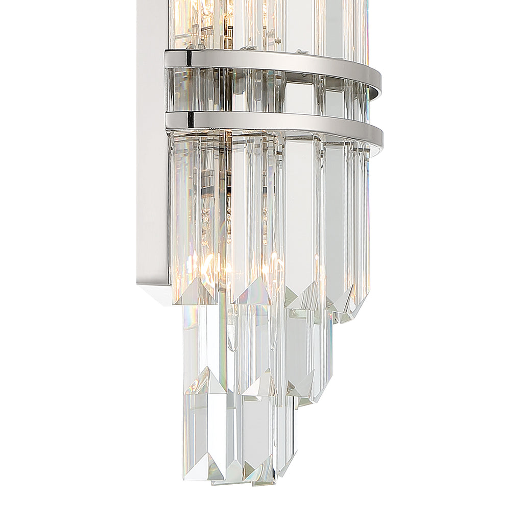 Kawu Crystal 2 Light Wall Sconce