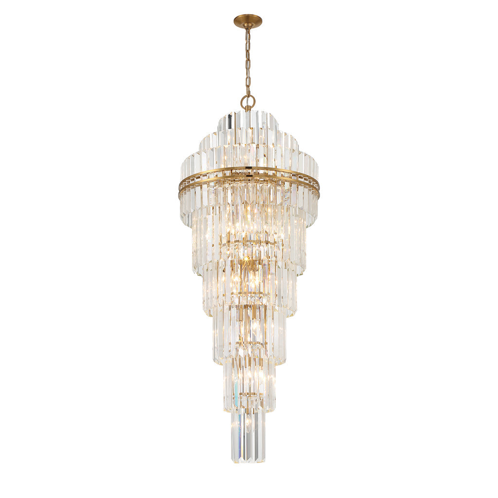 Kawu Multi-Layer Crystal 31 Light Chandelier