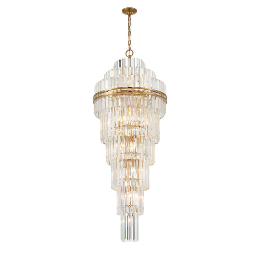 Kawu Multi-Layer Crystal 31 Light Chandelier