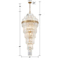 Load image into Gallery viewer, Kawu Multi-Layer Crystal 31 Light Chandelier
