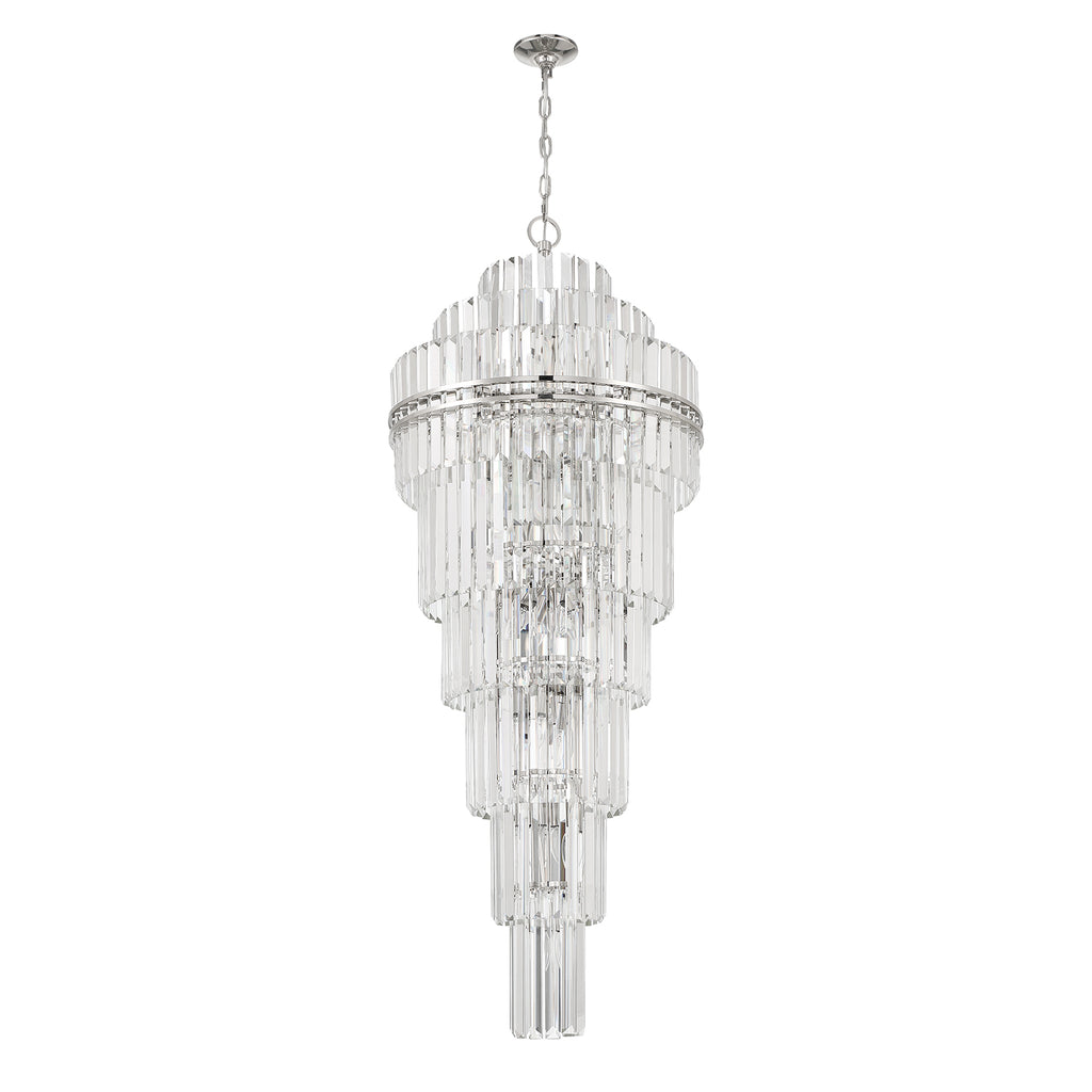 Kawu Multi-Layer Crystal 31 Light Chandelier