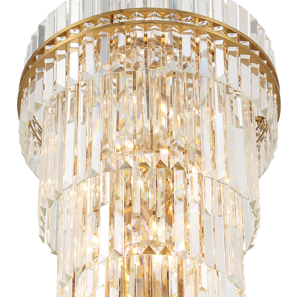 Kawu Multi-Layer Crystal 31 Light Chandelier