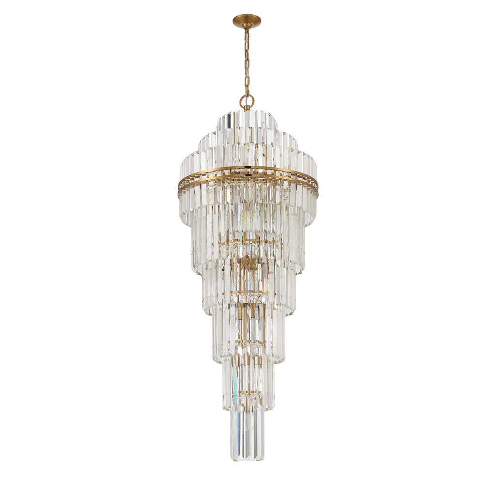 Kawu Multi-Layer Crystal 31 Light Chandelier