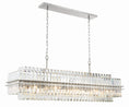 Load image into Gallery viewer, Kawu Rectangular Crystal 16 Light Chandelier
