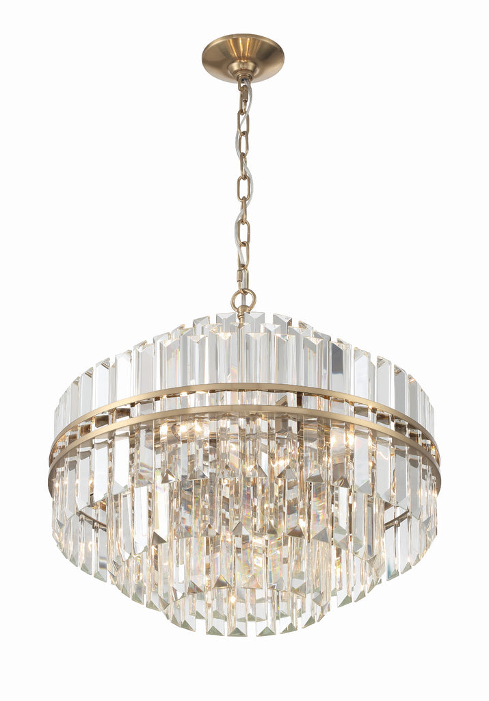 Kawu Round Crystal 12 Light Chandelier