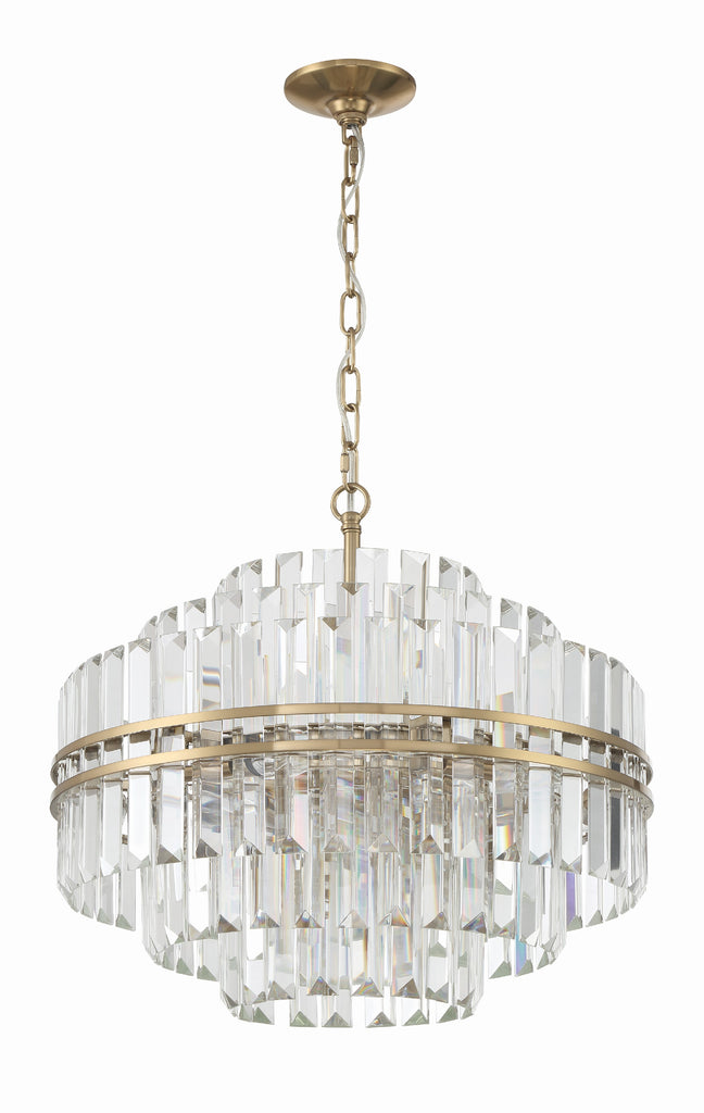 Kawu Round Crystal 12 Light Chandelier