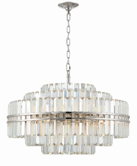 Kawu Round Crystal 16 Light Chandelier