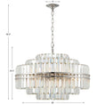 Load image into Gallery viewer, Kawu Round Crystal 16 Light Chandelier
