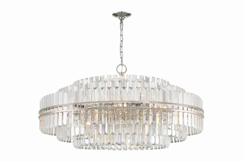 Kawu Round Crystal 32 Light Chandelier