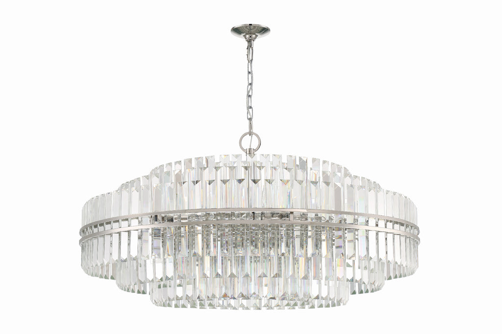 Kawu Round Crystal 32 Light Chandelier