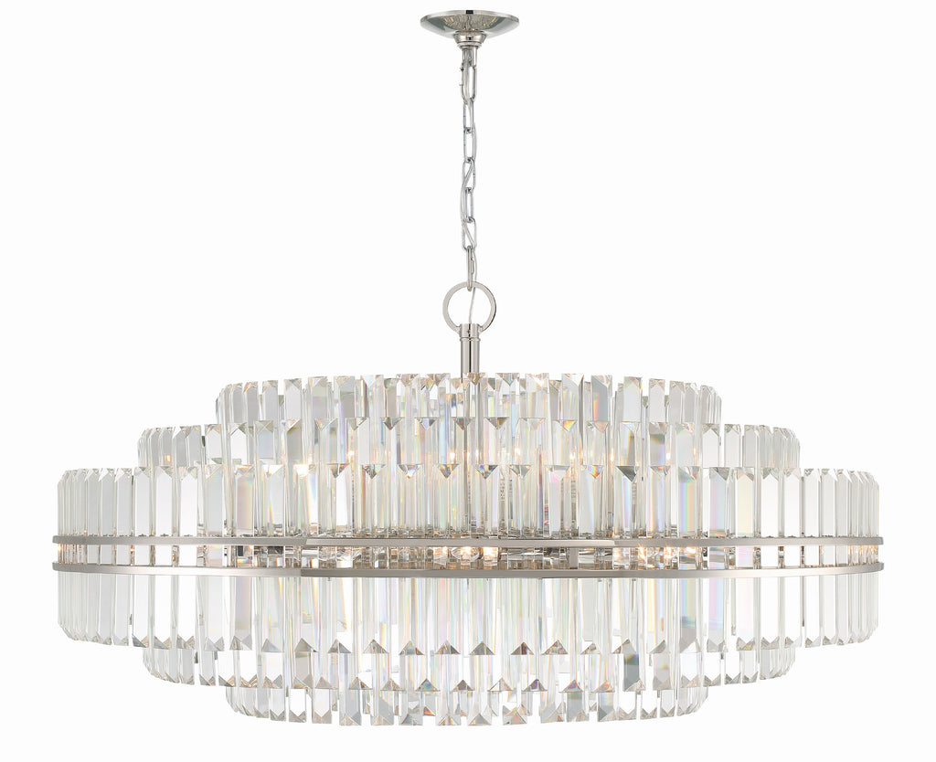 Kawu Round Crystal 32 Light Chandelier