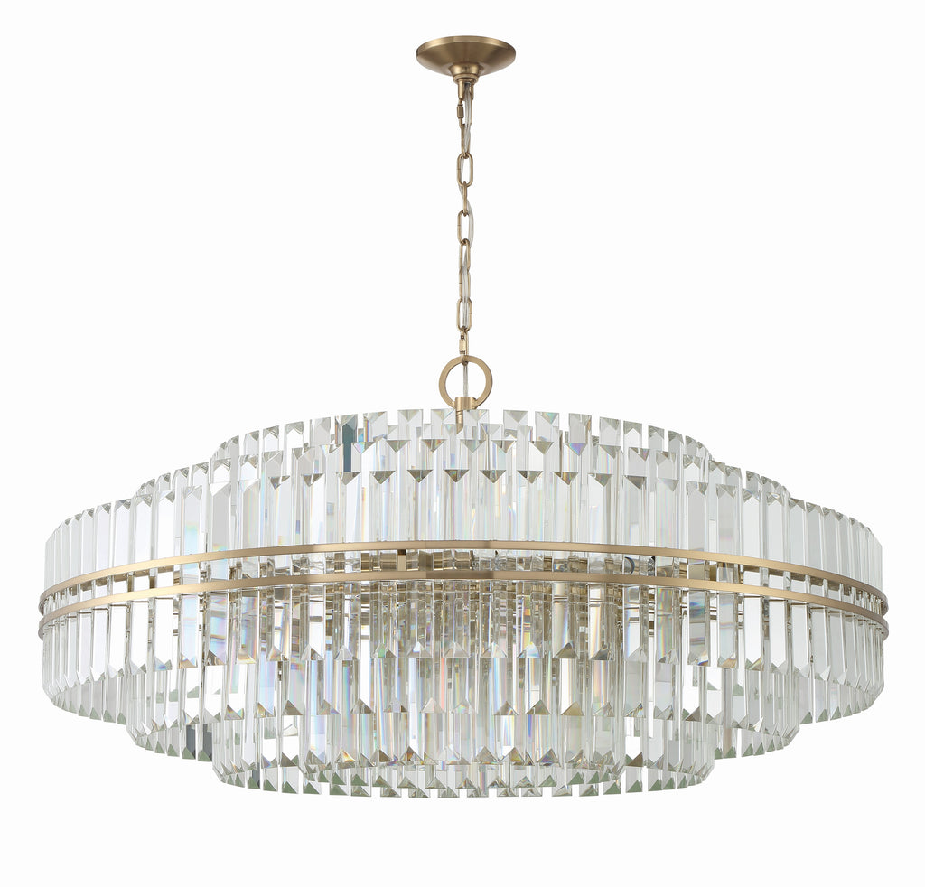 Kawu Round Crystal 32 Light Chandelier