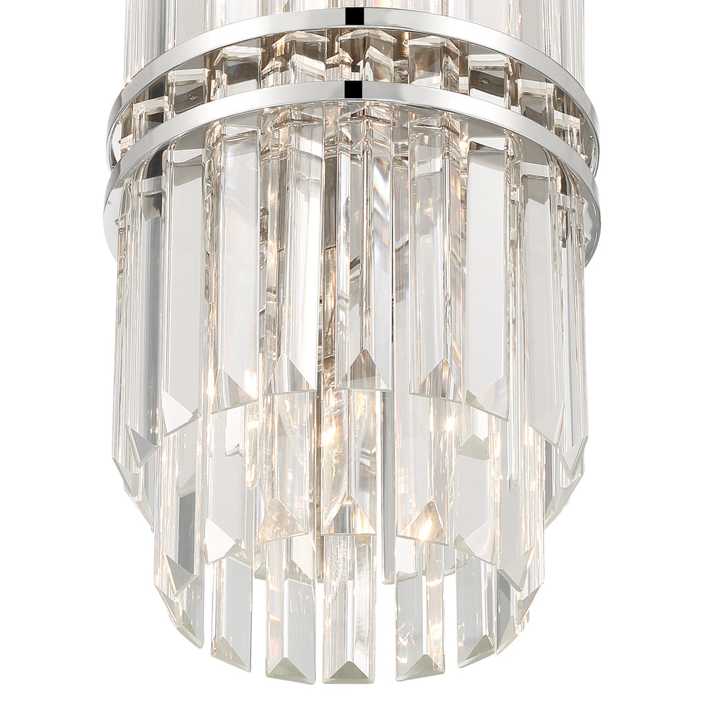 Kawu Round Crystal 4 Light Chandelier