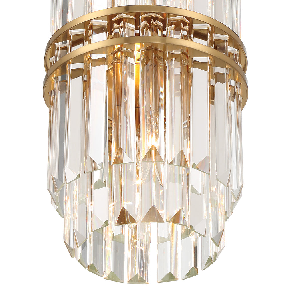 Kawu Round Crystal 4 Light Chandelier