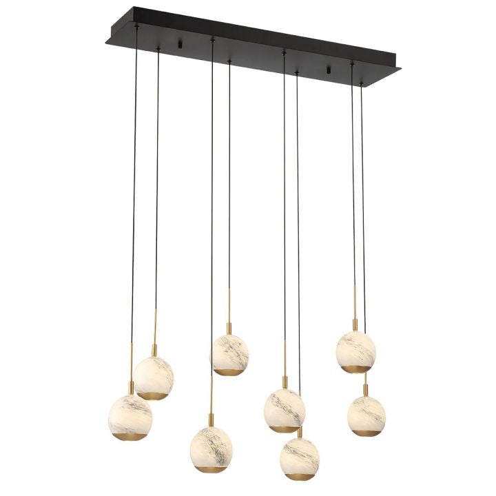 Beveno Lights Linear LED Chandelier