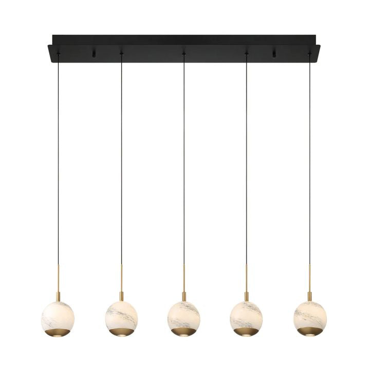 Beveno Lights Linear LED Chandelier