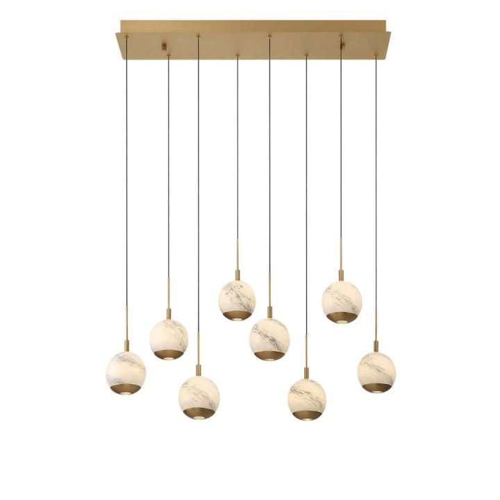 Beveno Lights Linear LED Chandelier