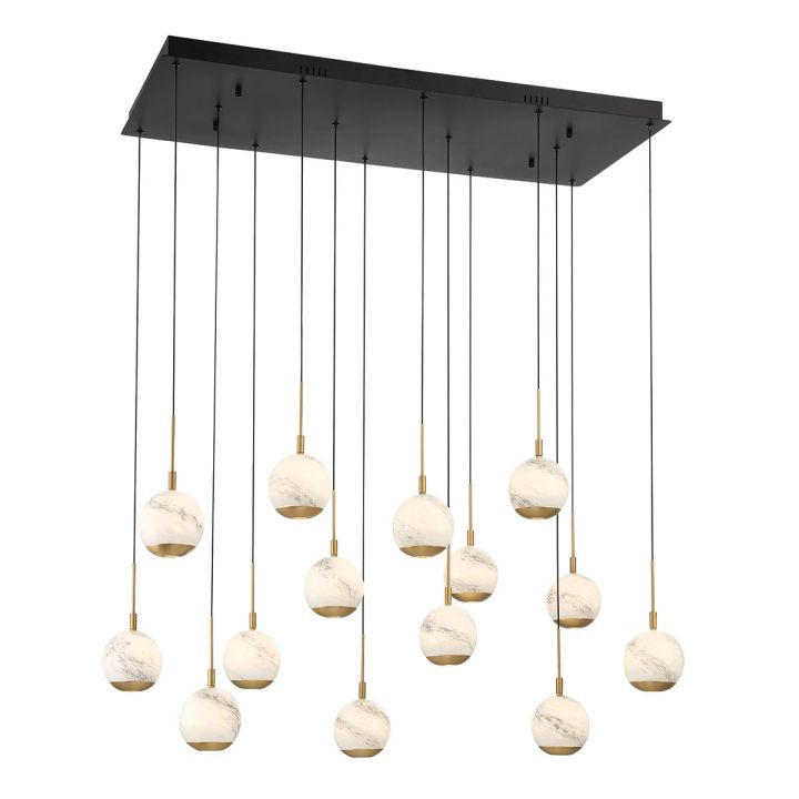 Beveno Lights Linear LED Chandelier