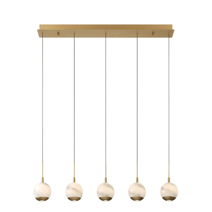 Beveno Lights Linear LED Chandelier