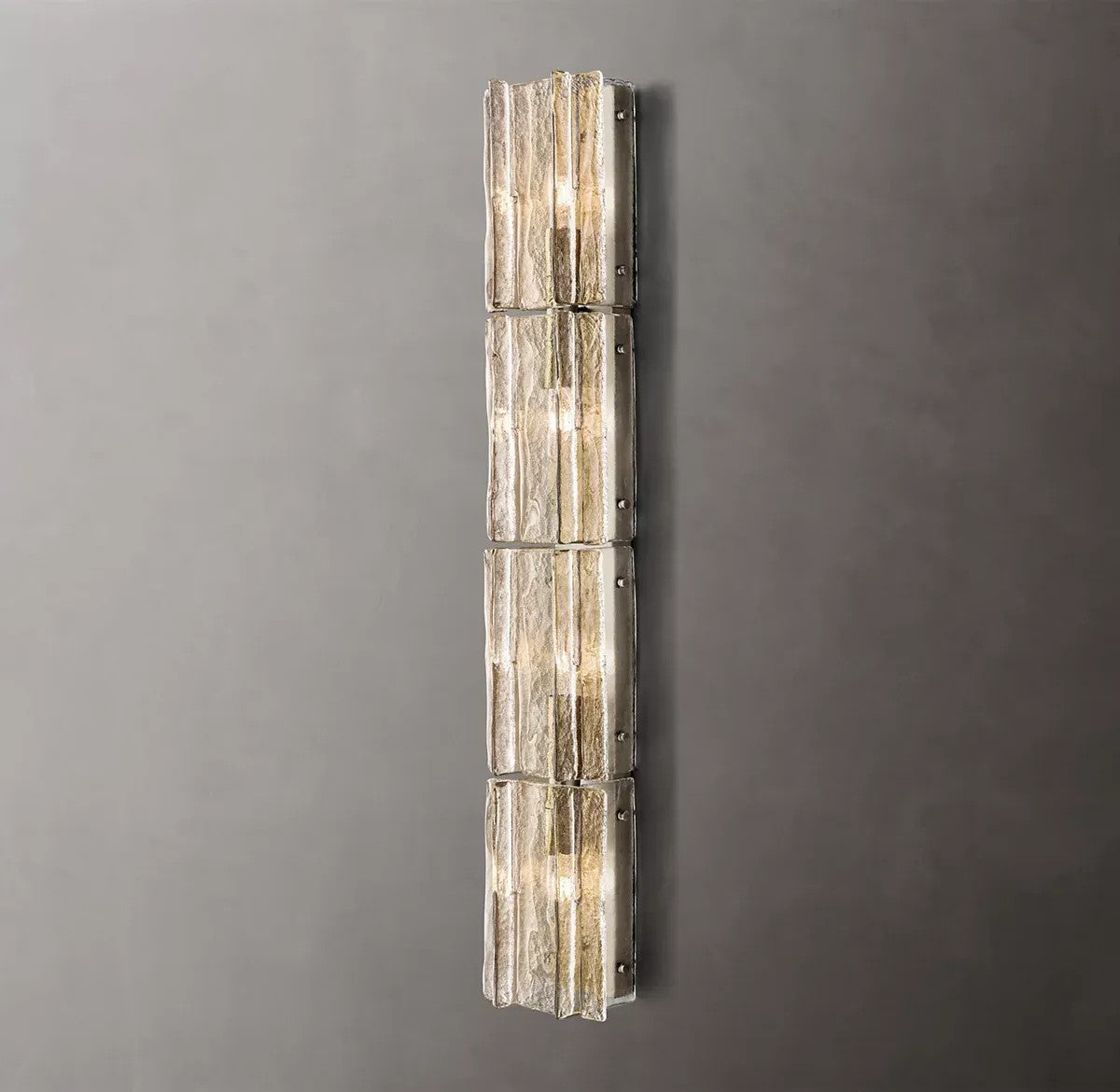 Ladonna Clear Glass Grand Sconce