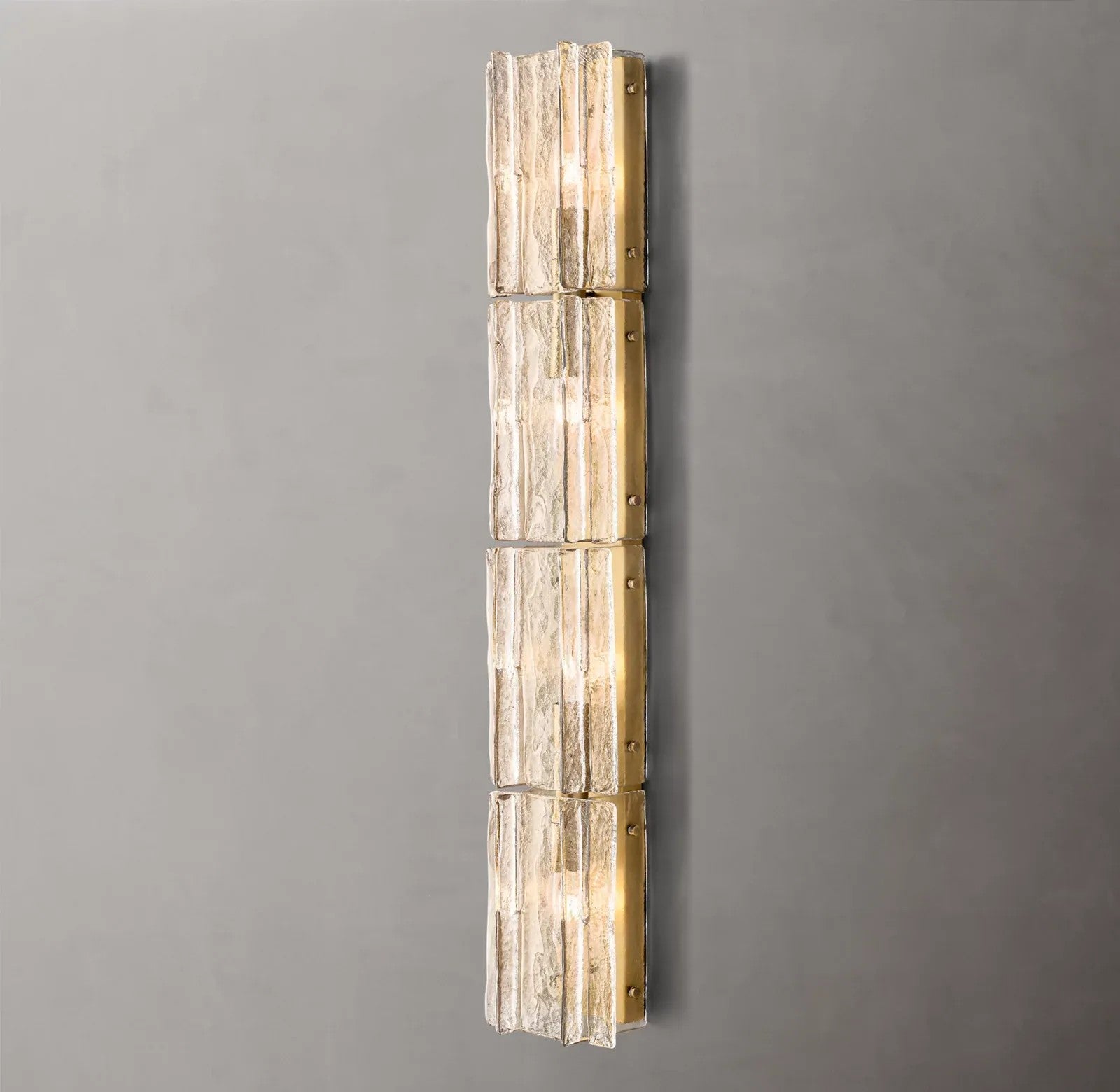 Ladonna Clear Glass Grand Sconce