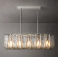 Charger l'image dans la visionneuse de la galerie, Ladonna Clear Glass Rectangular Chandelier 49"
