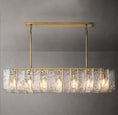 Gallery viewerに画像を読み込む, Ladonna Clear Glass Rectangular Chandelier 67"
