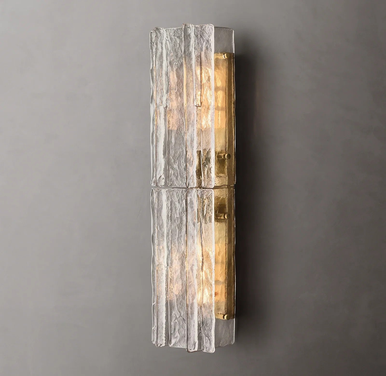 Ladonna Clear Glass Sconce 30"
