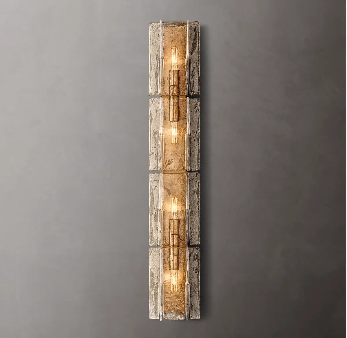 Ladonna Smoke Glass Grand Sconce