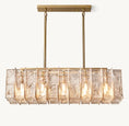 Charger l'image dans la visionneuse de la galerie, Ladonna Smoke Glass Linear Chandelier 49"
