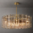 Charger l'image dans la visionneuse de la galerie, Ladonna Smoke Glass Round Chandelier 48"
